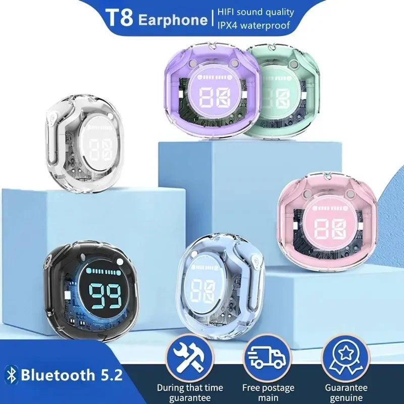 Wireless Bluetooth Earphone Transparent (AIR 39)