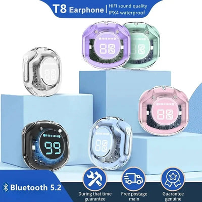 Wireless Bluetooth Earphone Transparent (AIR 39)